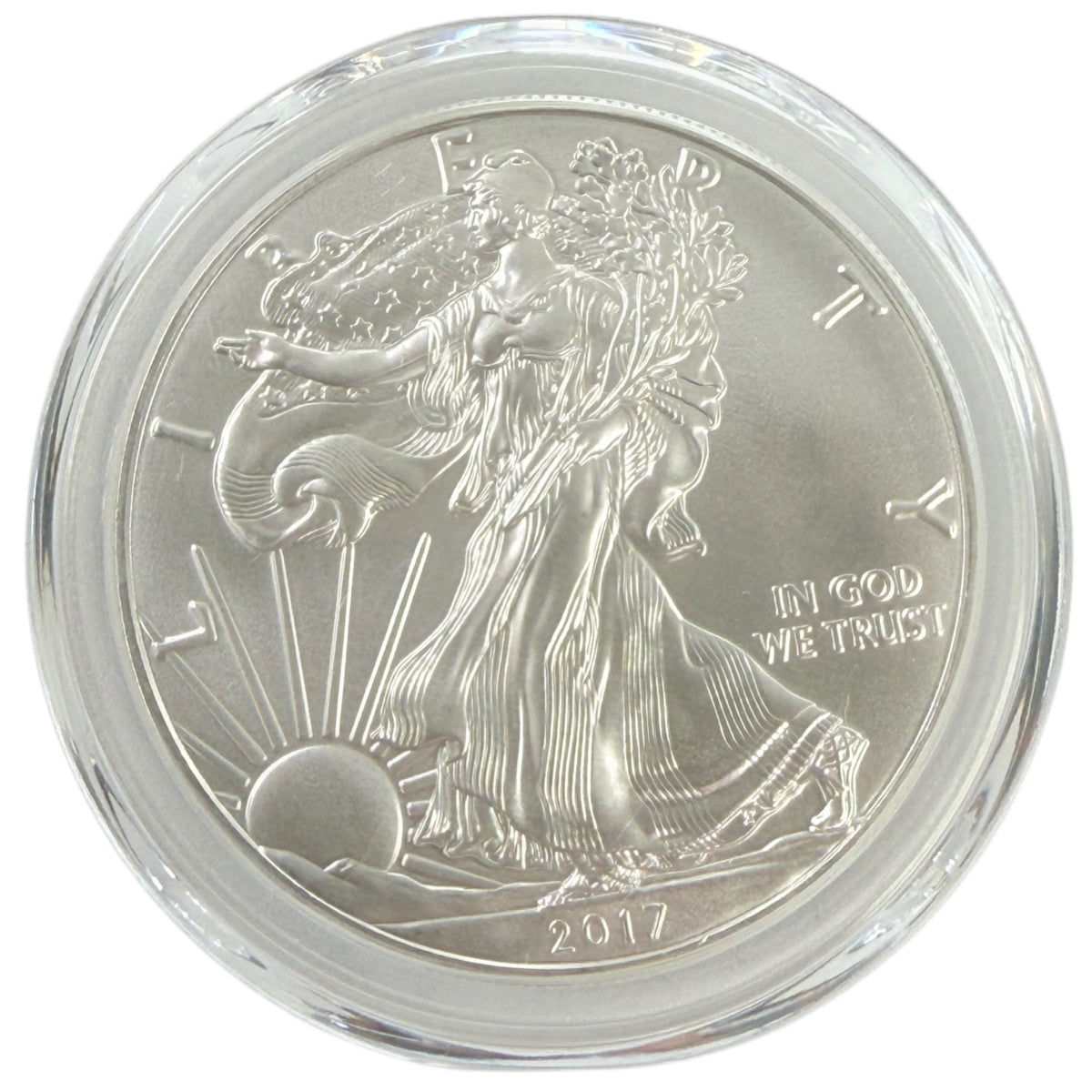 2017 1 oz American Silver Eagle PCGS MS70 First Strike