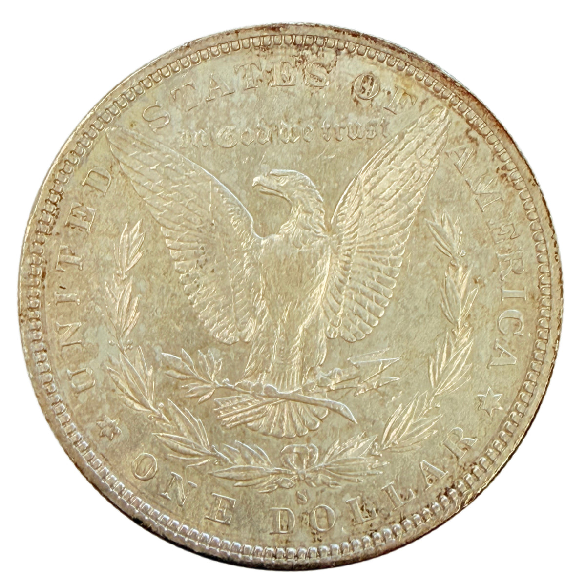 1887-S Morgan Silver Dollar (AU Details)