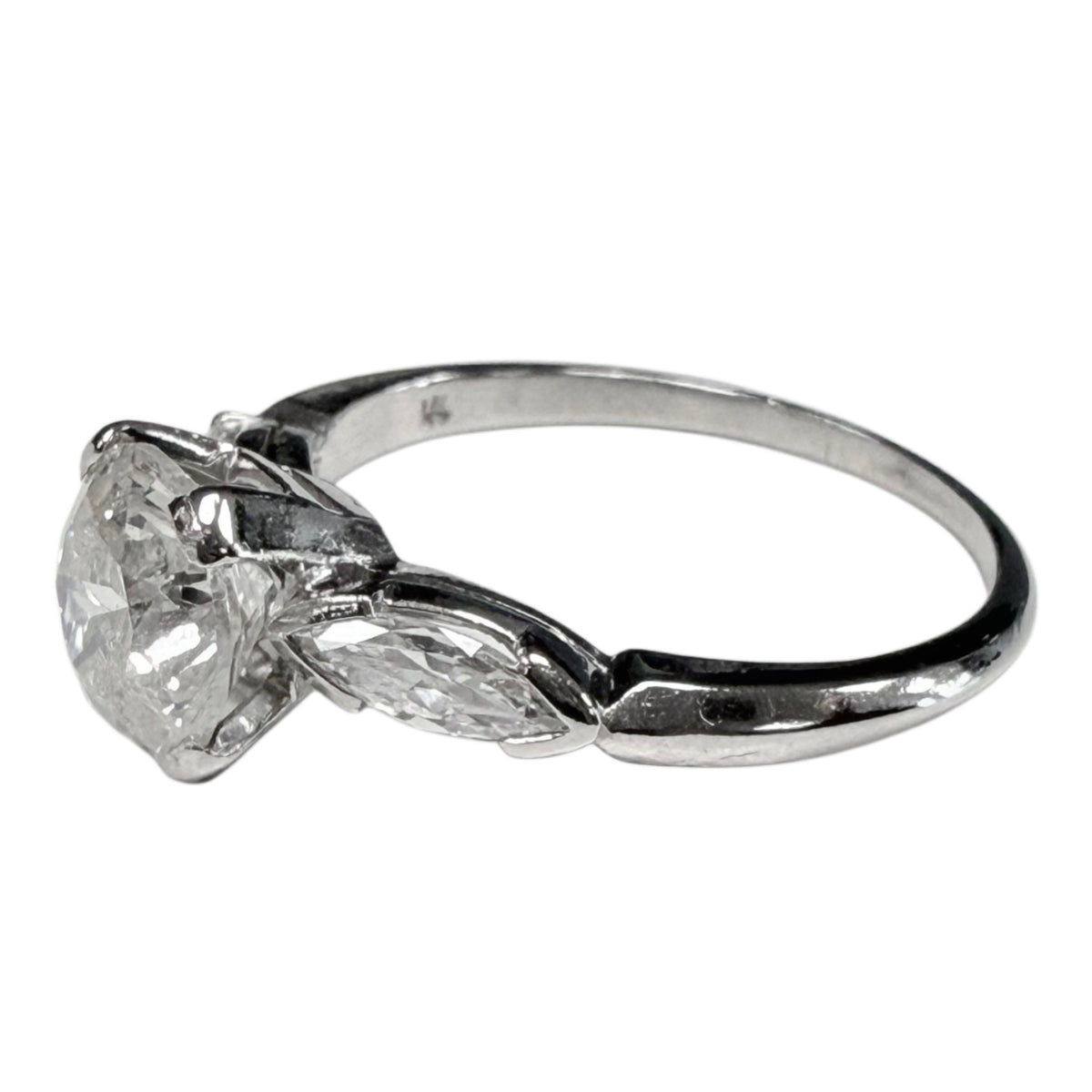 Vintage Platinum Diamond Ring