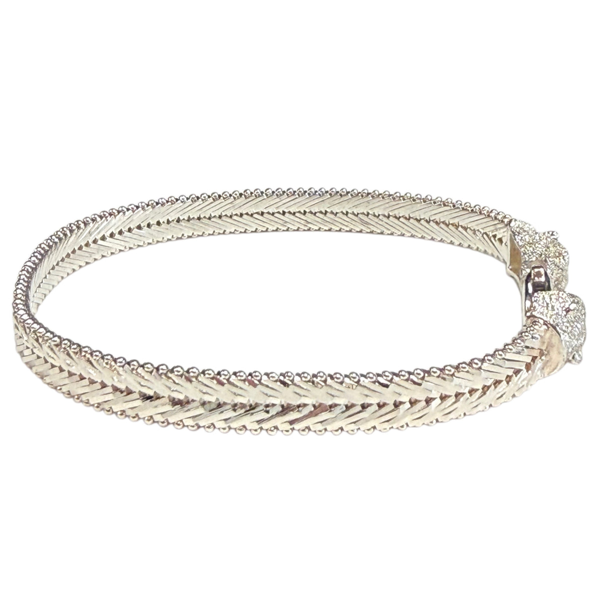 Silver Panther Bracelet