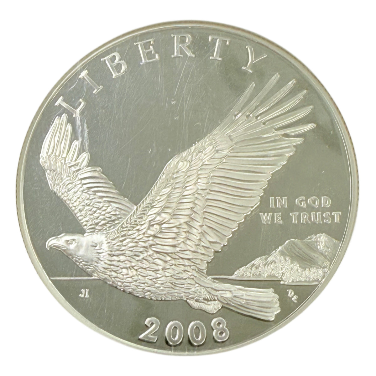2008-P $1 Silver Bald Eagle NGC PF69 Ultra Cameo