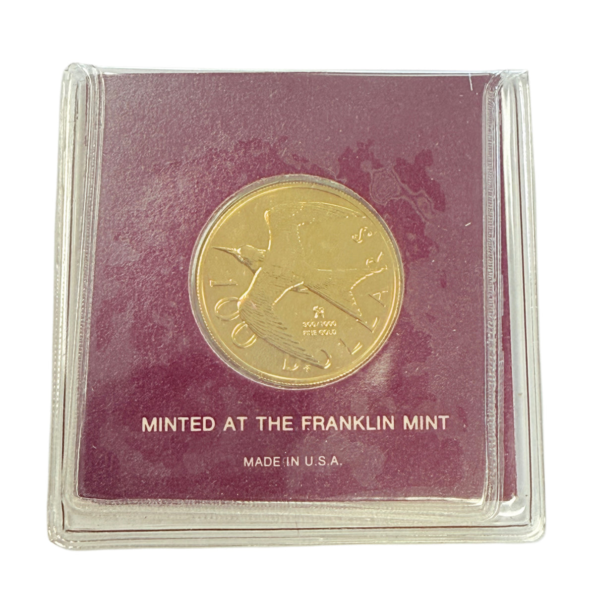 1975 $100 British Virgin Islands Gold Coin