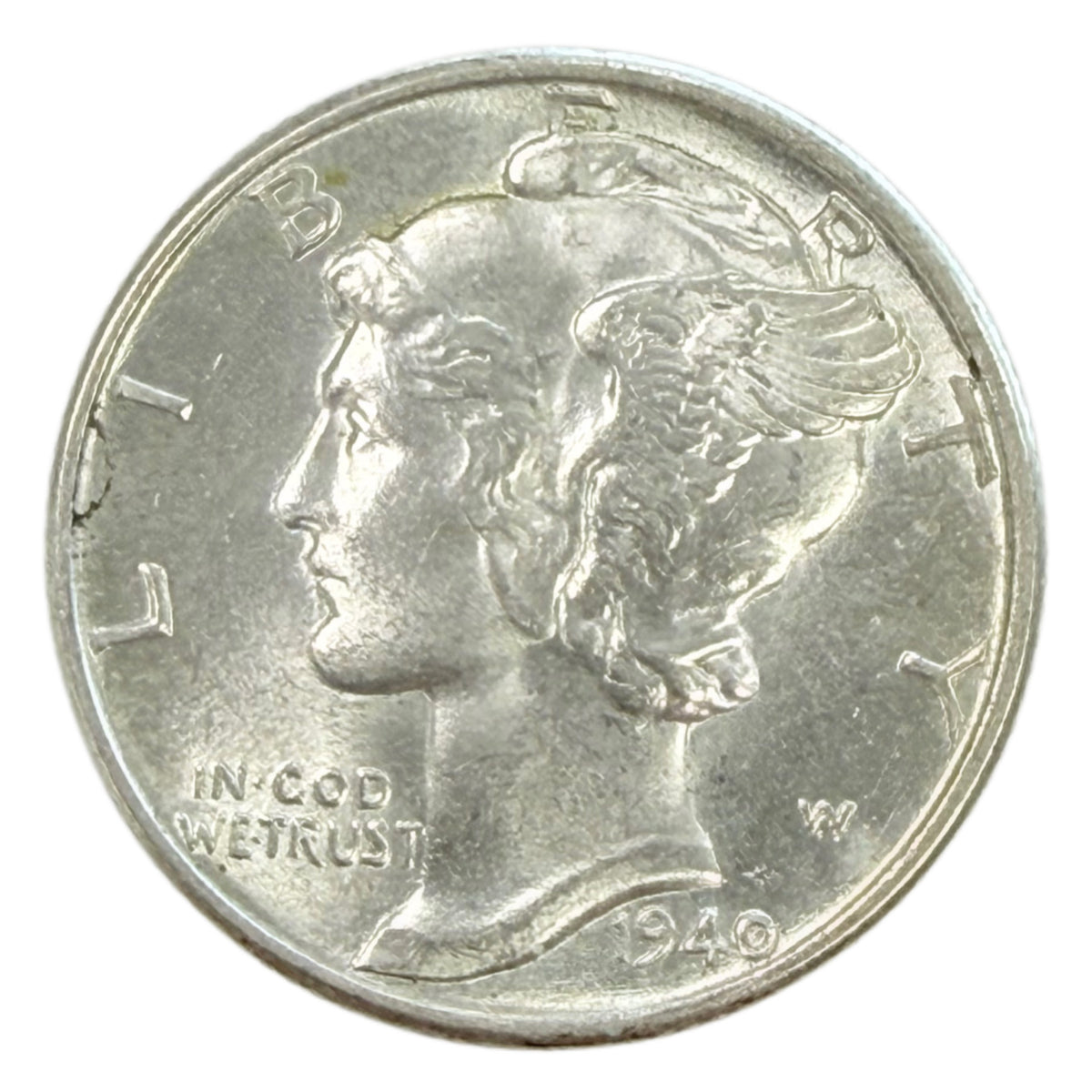 1940 Mercury Head Dime (BU)