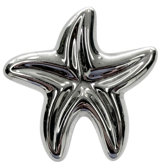 Silver Starfish Pin