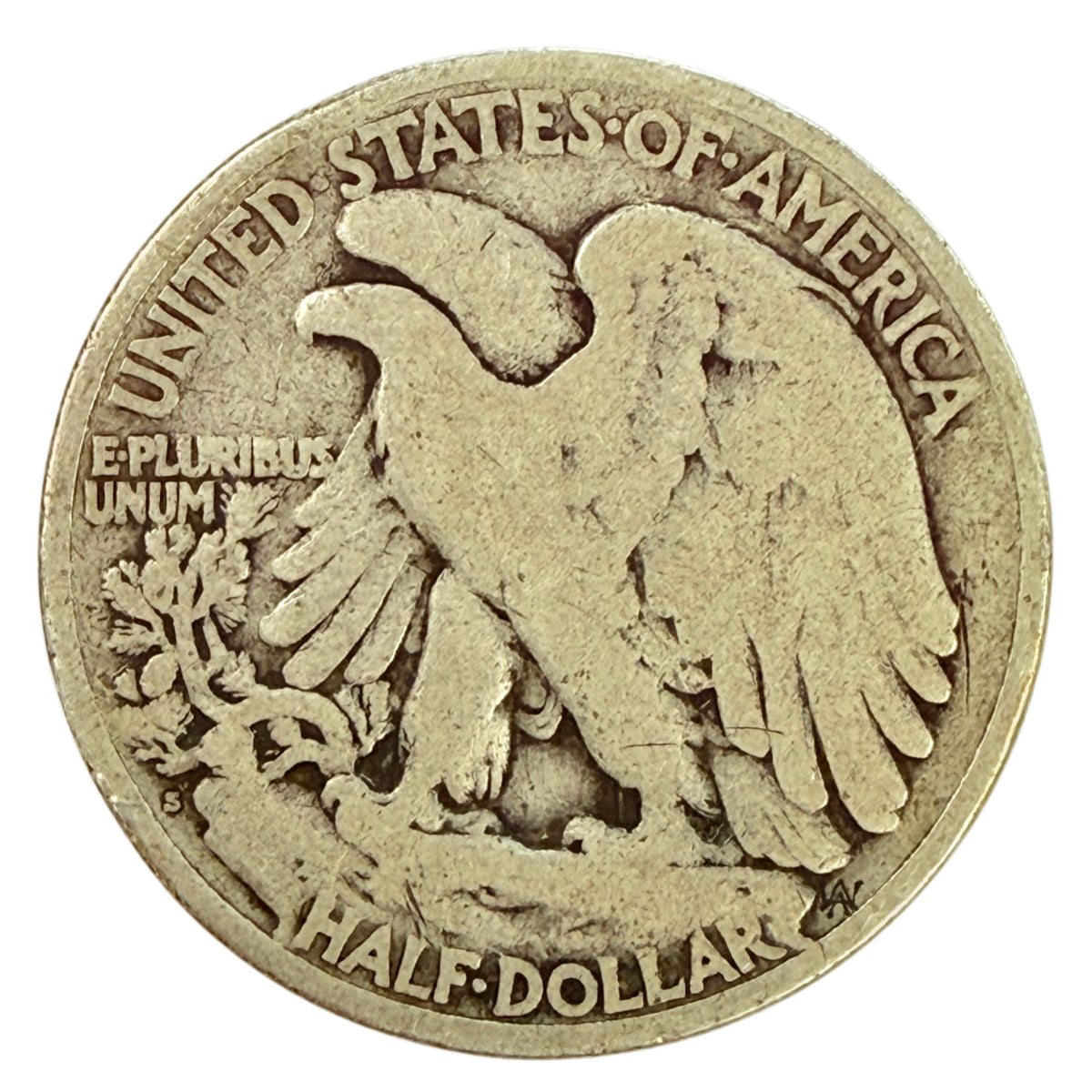 1921-S Walking Liberty Half Dollar (G Details)