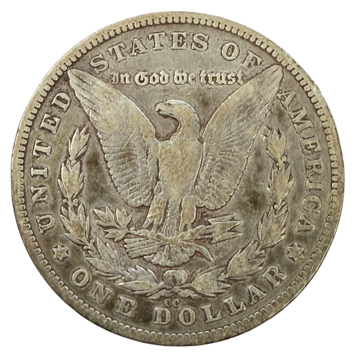 1879-CC “Clear CC” Morgan Silver Dollar (Fine Details)