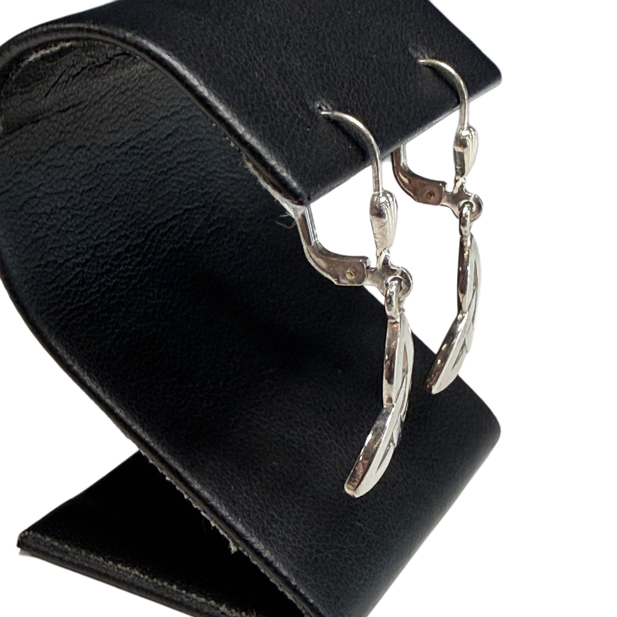 Silver Trefoil Knot Earrings