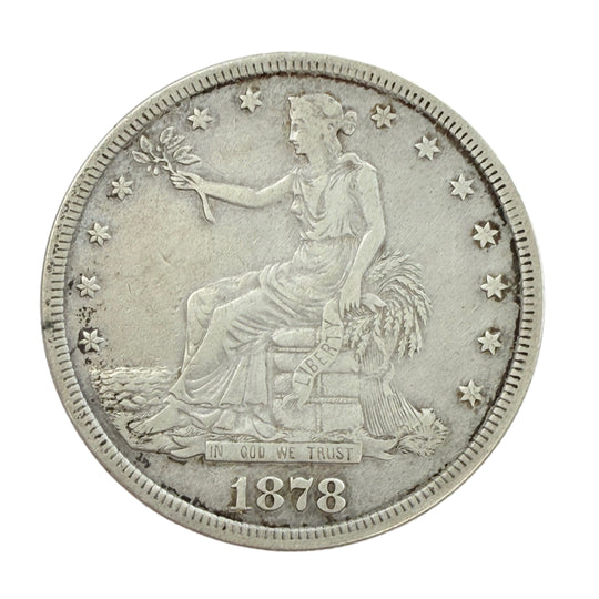 1878-S Trade Dollar (VF Details)