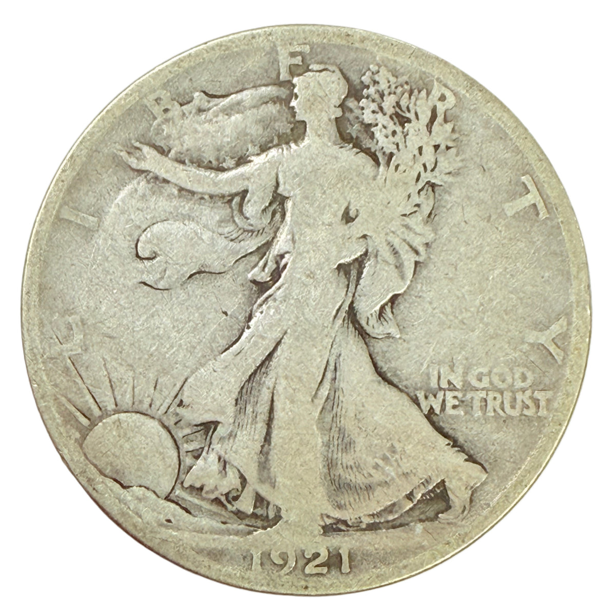 1921-S Walking Liberty Half Dollar (G)