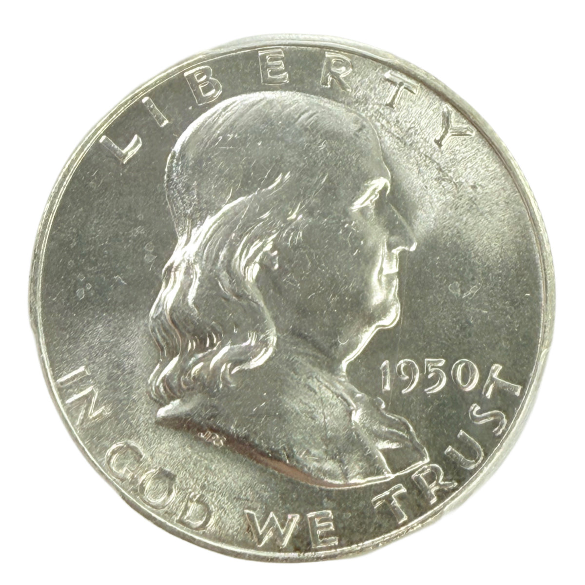 1950 Franklin Half Dollar PCGS MS64FBL