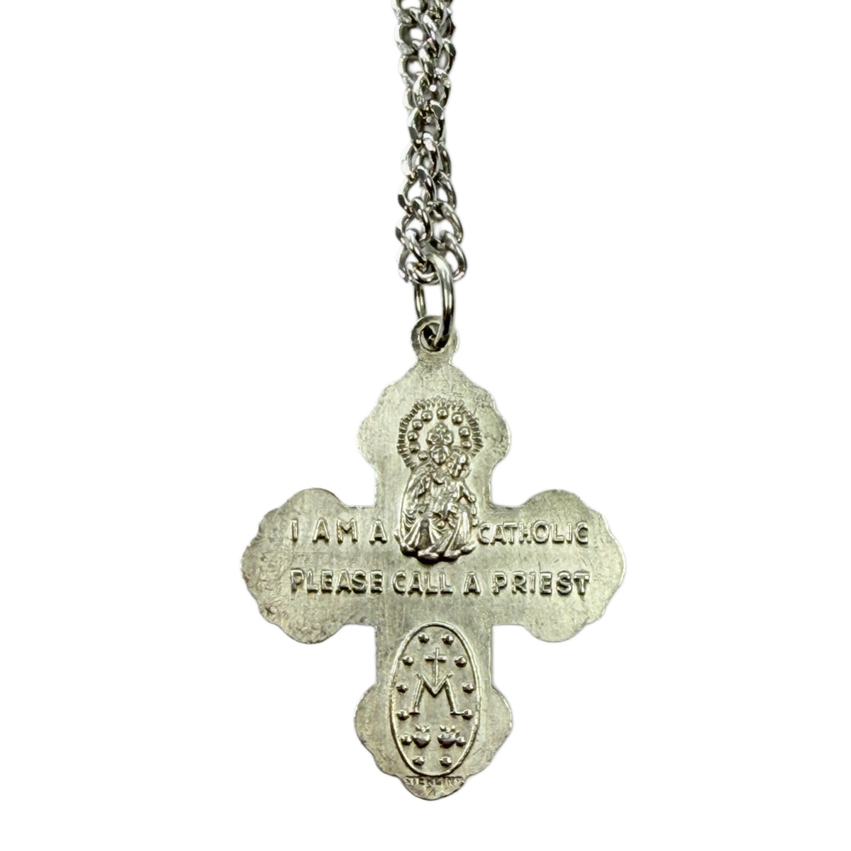 Silver Last Rites Necklace