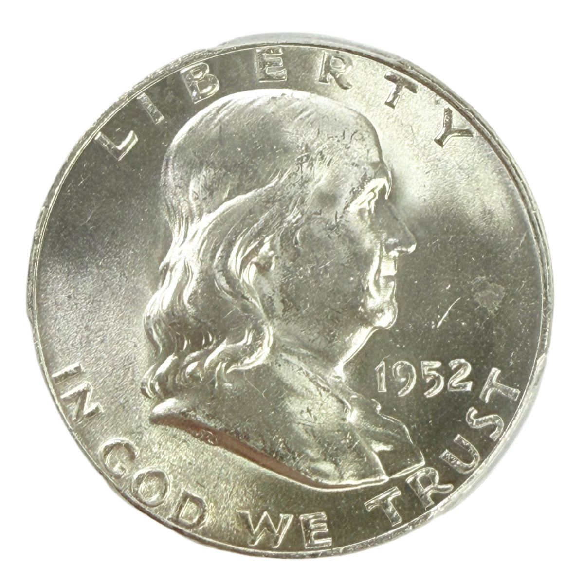 1952-D Franklin Half Dollar PCGS MS64 FBL