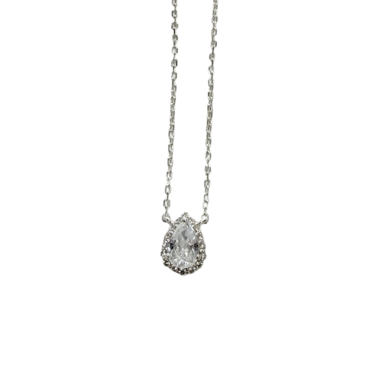 Silver & Cubic Zirconia Necklace