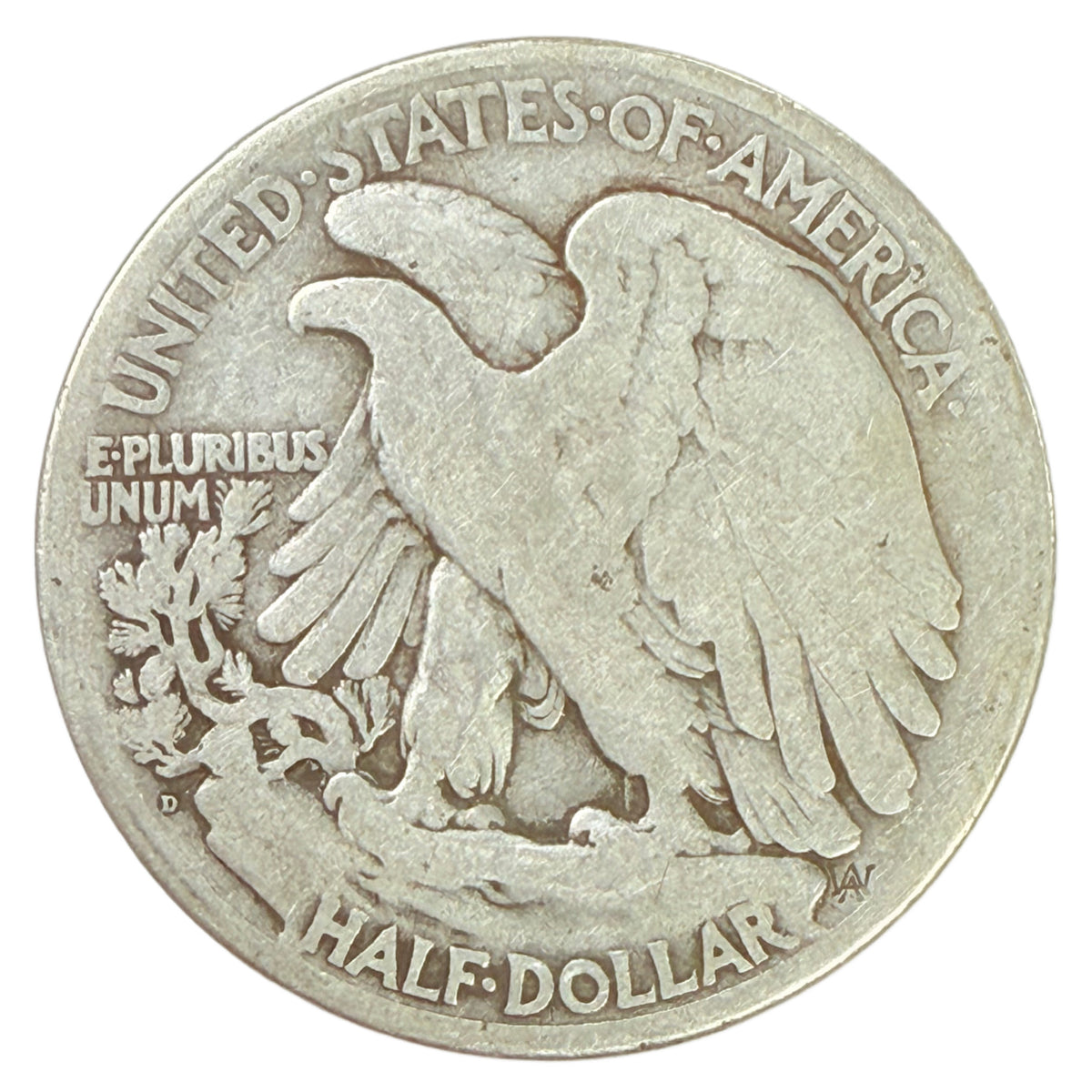 1919-D Walking Liberty Half Dollar (G Details)