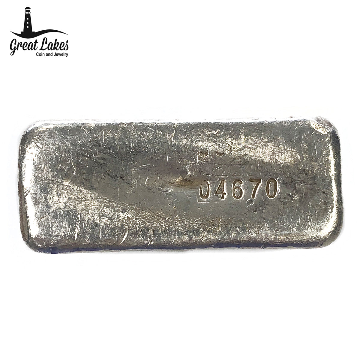 Vintage AGS American Gold &amp; Silver 10 oz Silver Bar