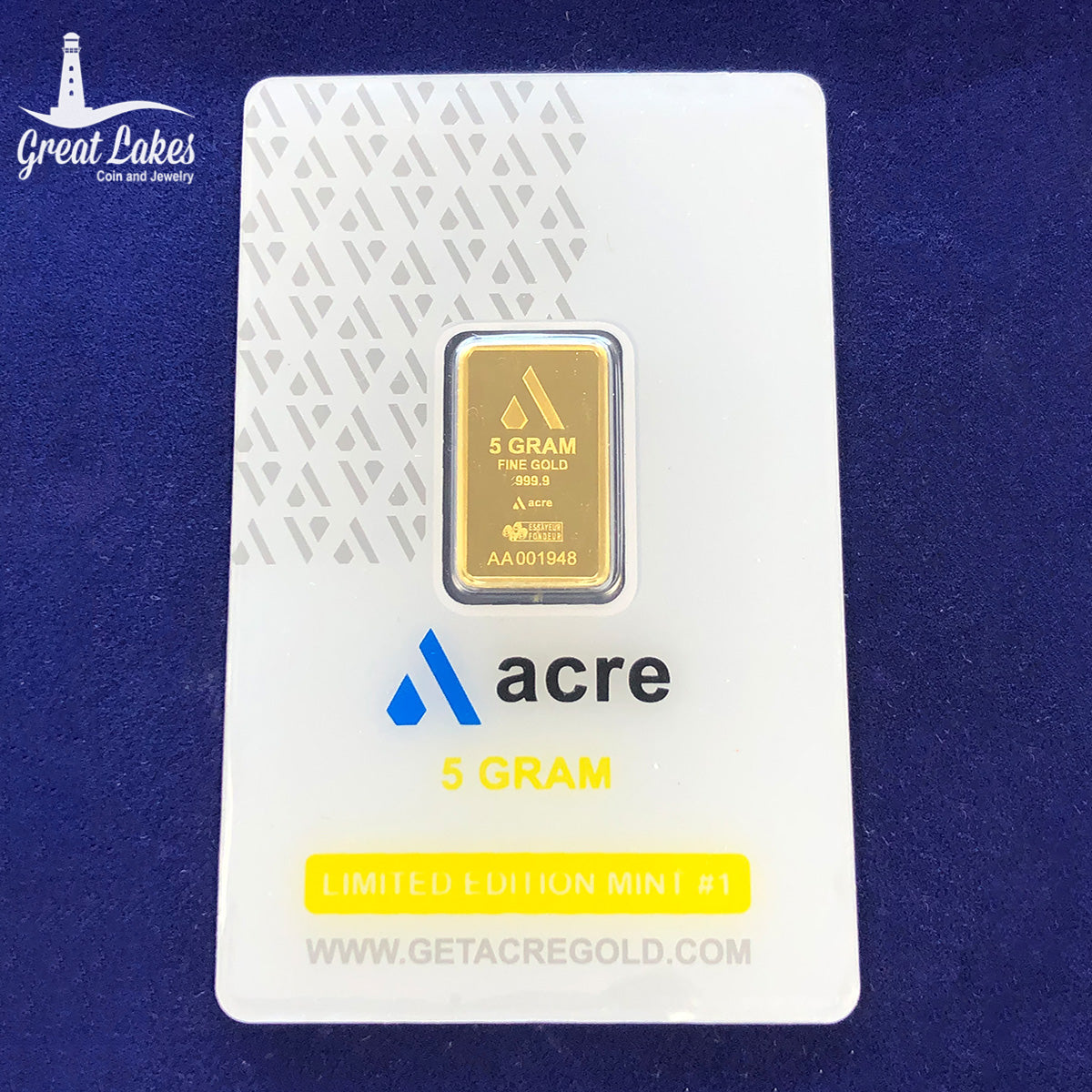Acre 5 g Gold Bar (In Assay) (Secondary)
