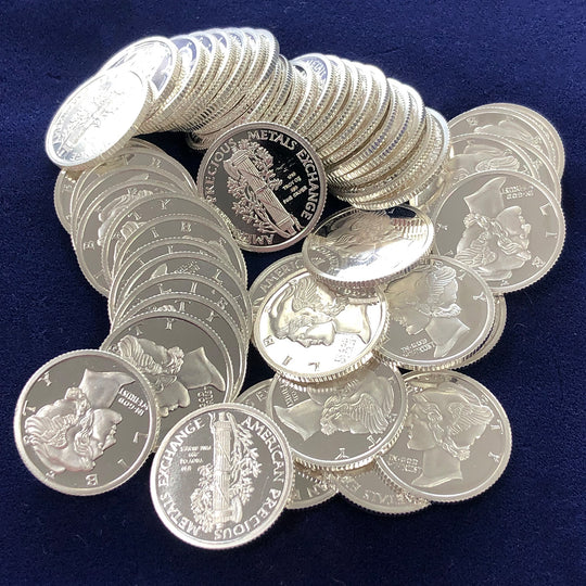 Apmex 1/10 oz Silver Rounds (Low Premium)