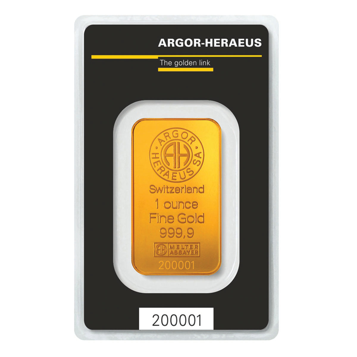 Argor Heraeus 1 g Gold Bar