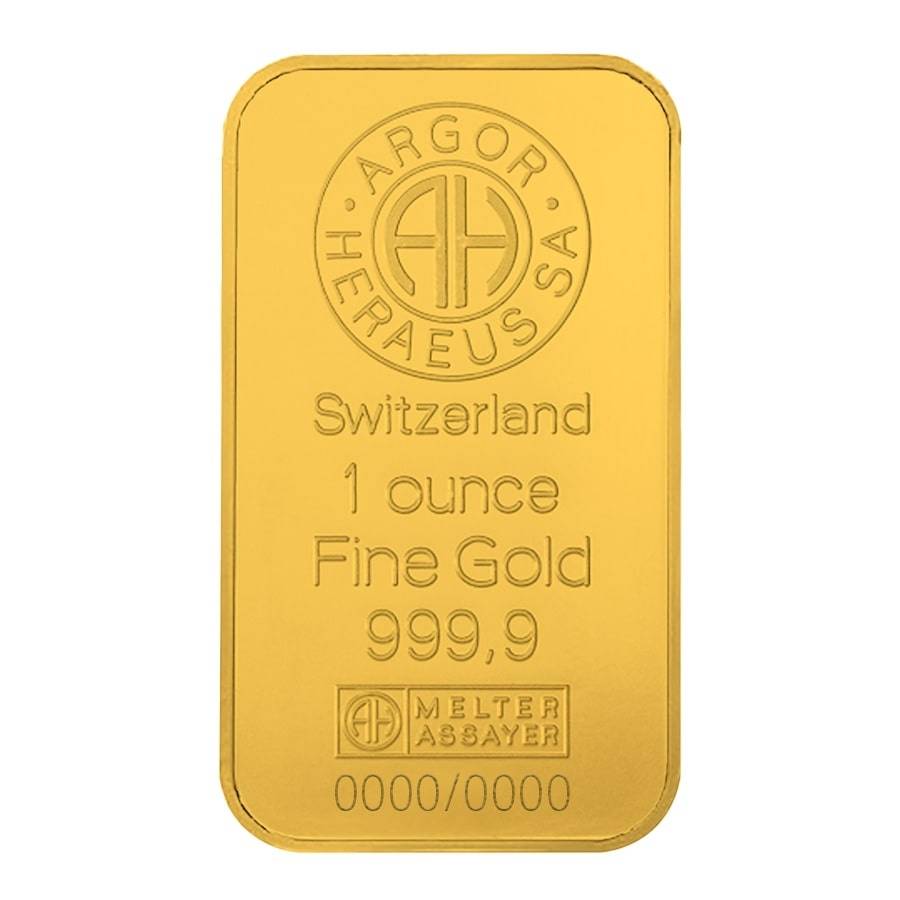 2023 Argor Heraeus Year of the Rabbit 1 oz Gold Bar (In Assay) (Secondary)