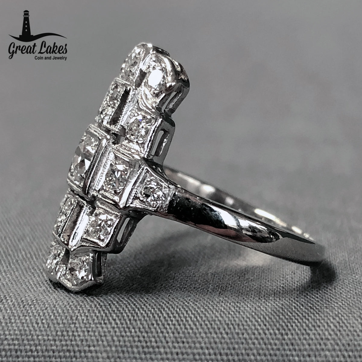 Chanetelle 3 1/6 cttw Princess Cut Engagement Ring 14K White Gold - Mabel &  Main
