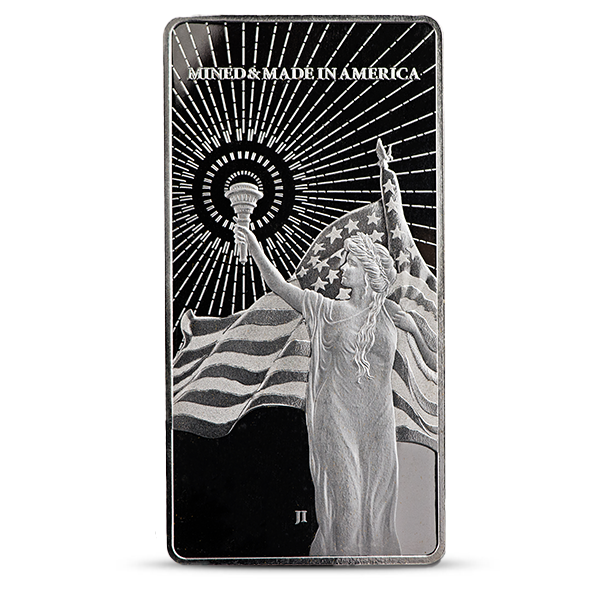 Asahi American Reserve Colombia Goddess 10 oz Silver Bar