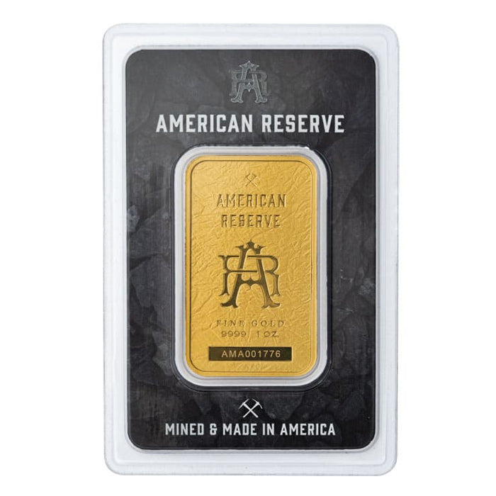 Asahi American Reserve Colombia Goddess 1 oz Gold Bar (BU)