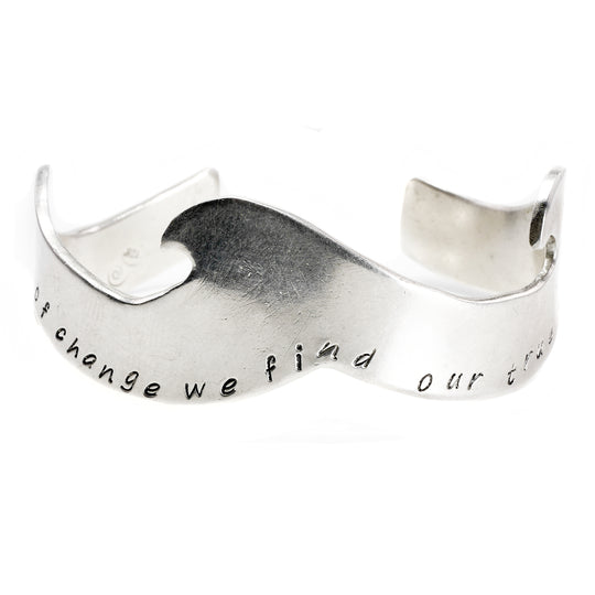 Silver Wave Bangle