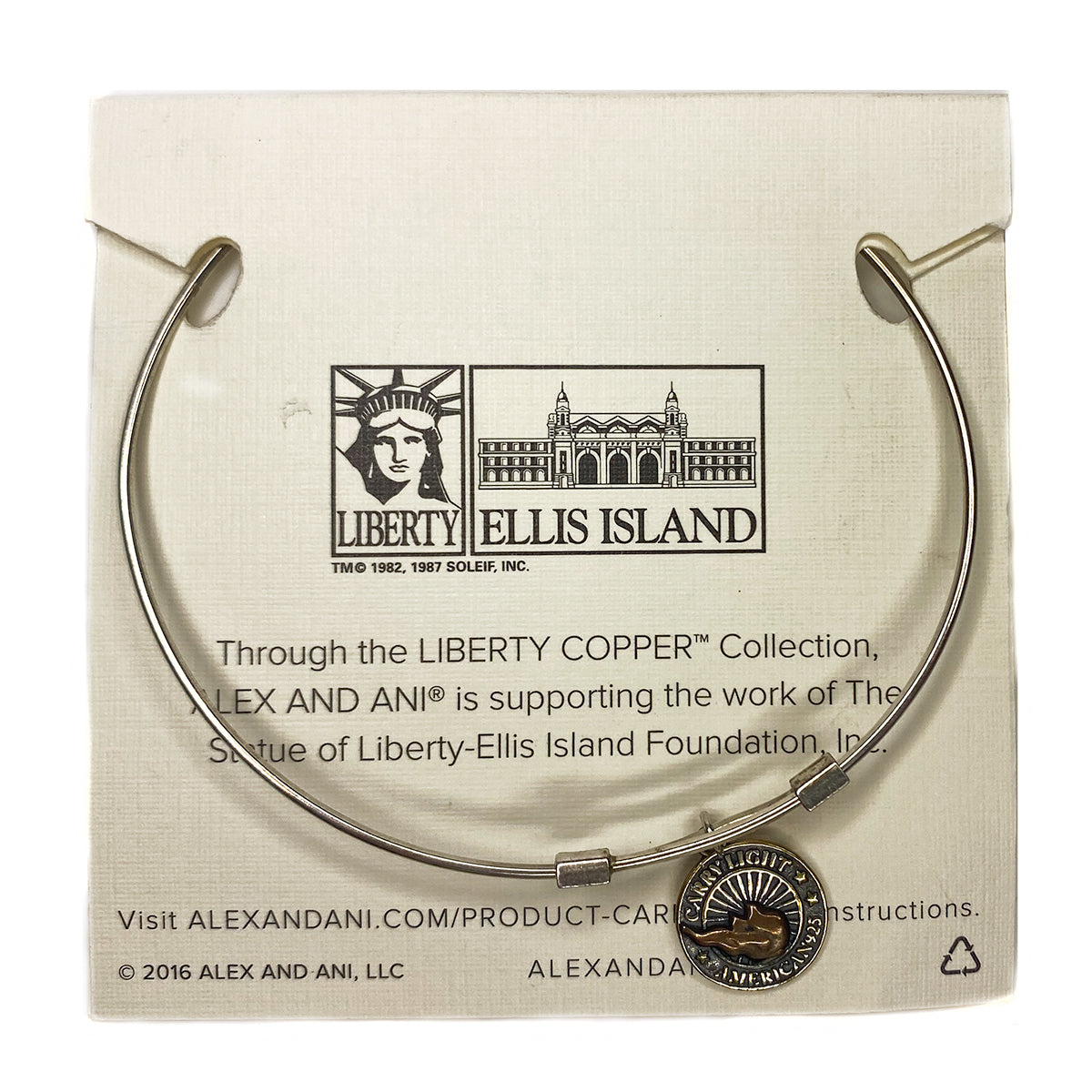 Alex and Ani Liberty Copper Bangle