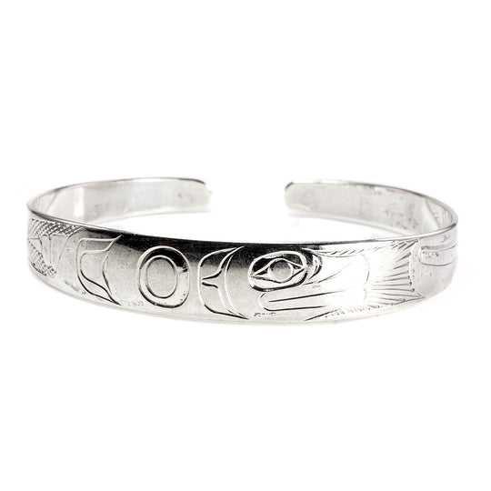 Native American Silver Bangle