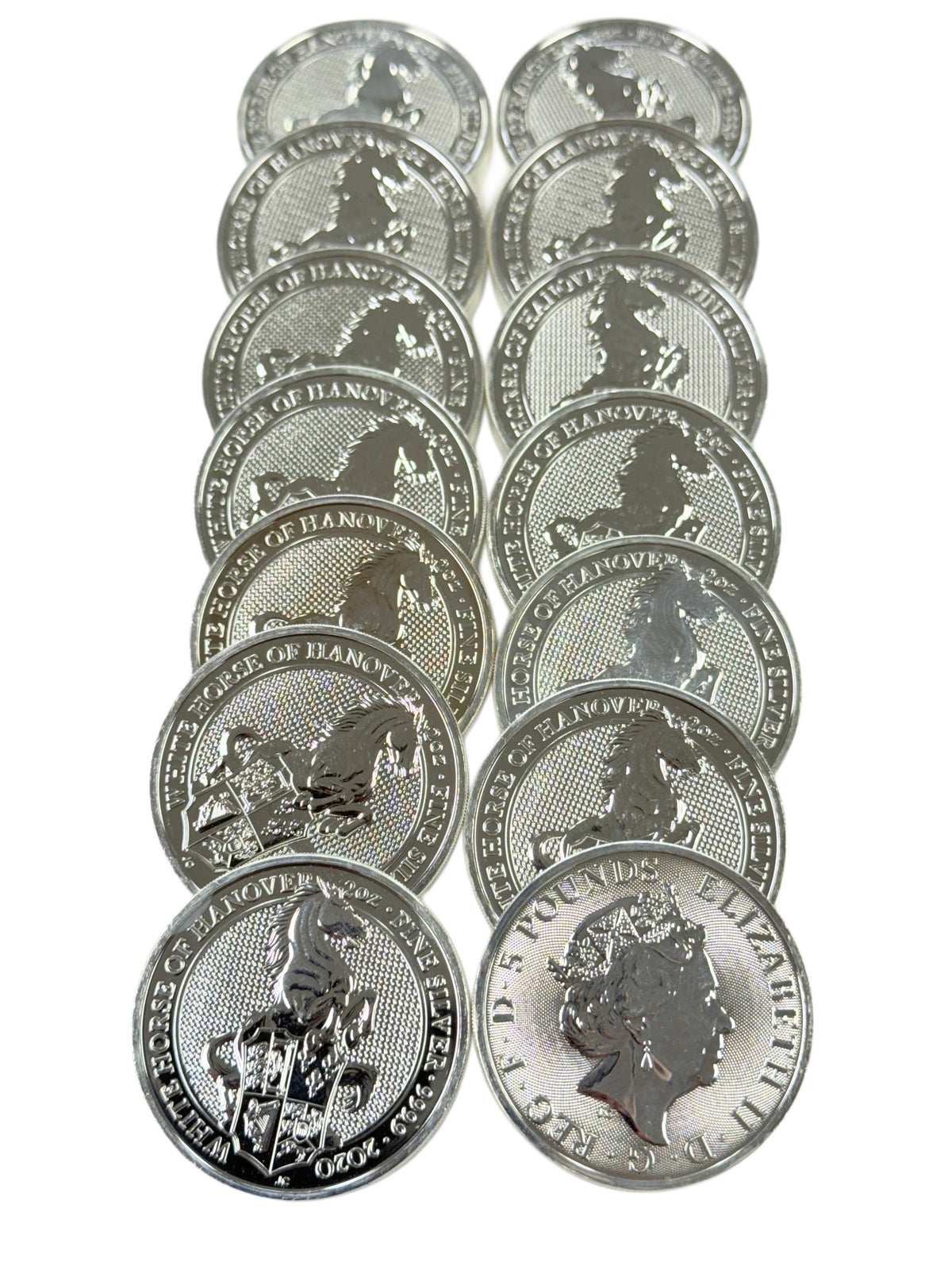 2020 Britain 2 oz Silver Queen's Beasts The White Horse