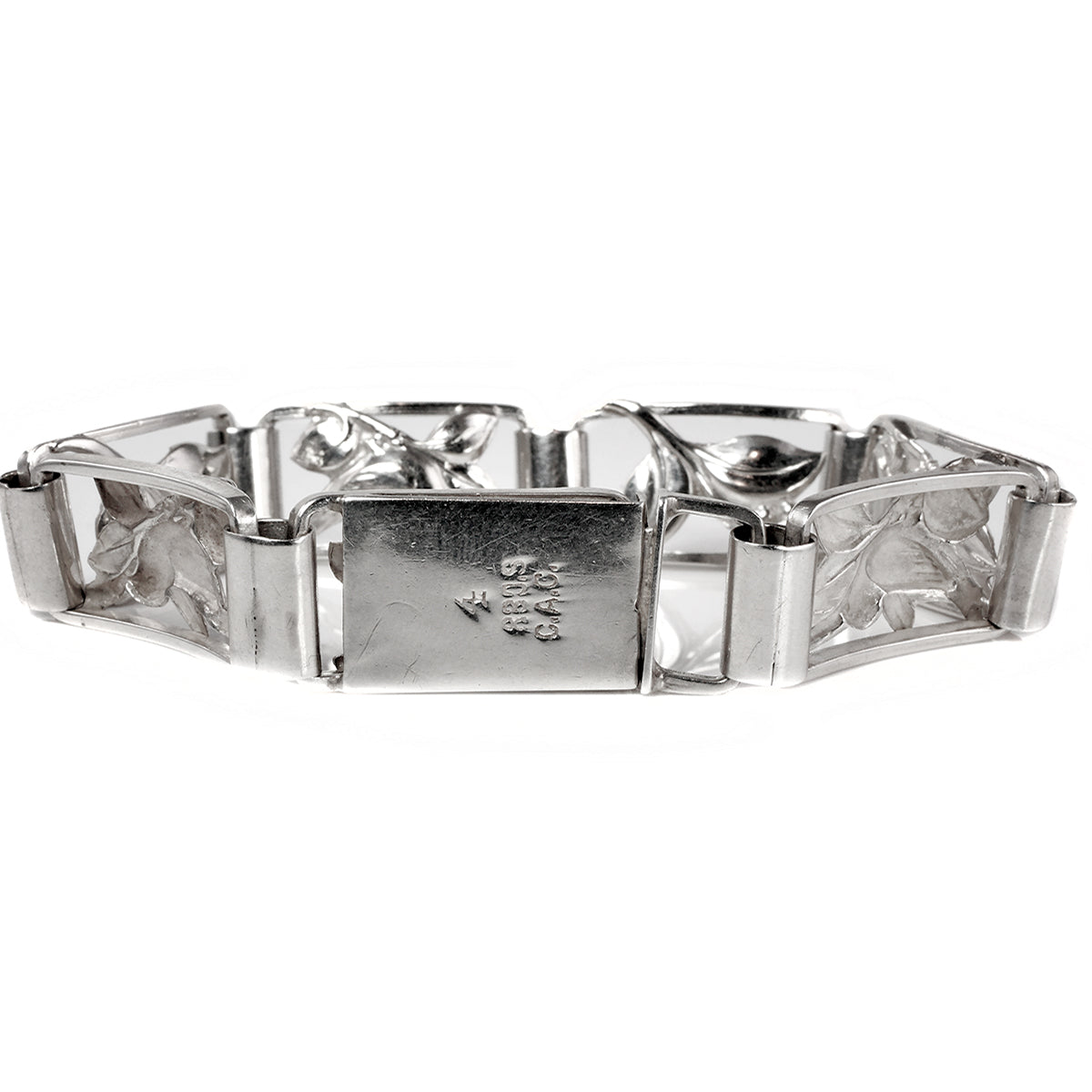 C A Christensen Silver Link Bracelet