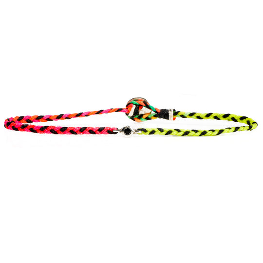 Braided Bracelet with Black Diamond