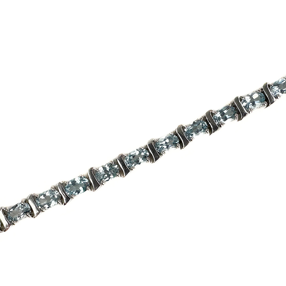 Silver &amp; Cubic Zirconia Bracelet