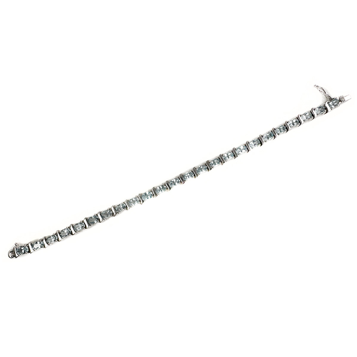 Silver &amp; Cubic Zirconia Bracelet