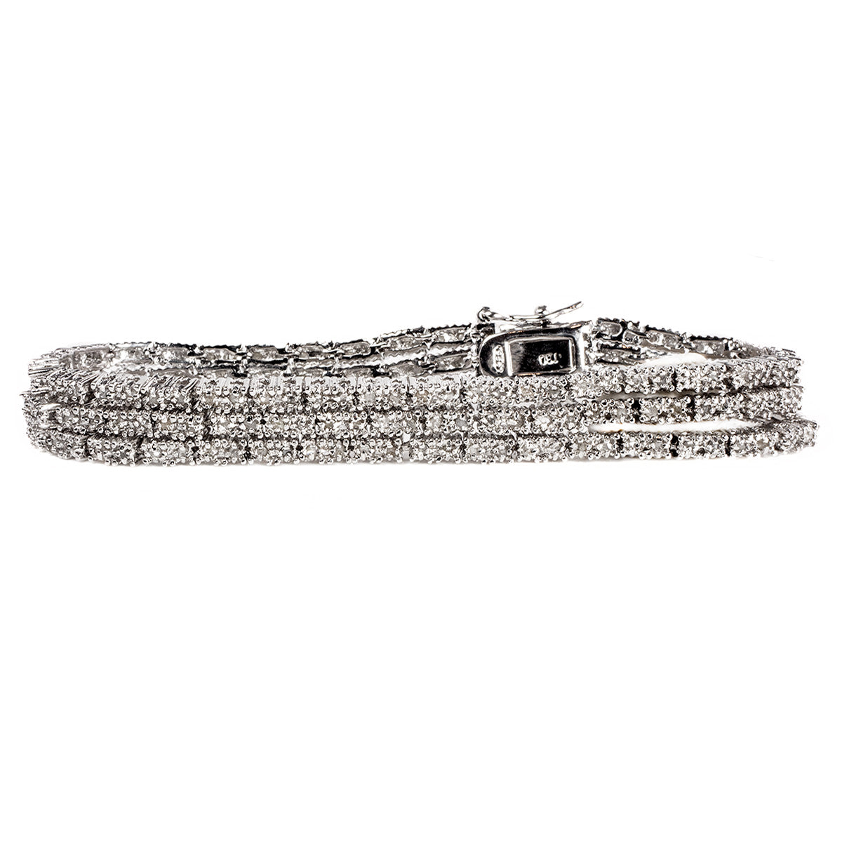 Silver & Diamond Tennis Bracelet