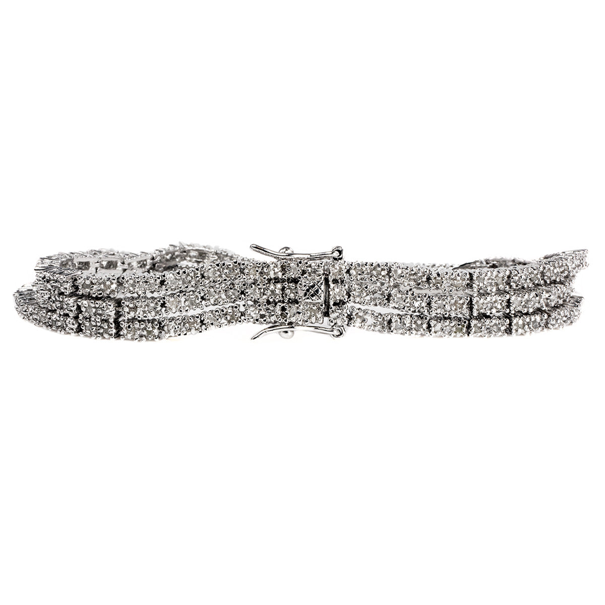 Silver & Diamond Tennis Bracelet