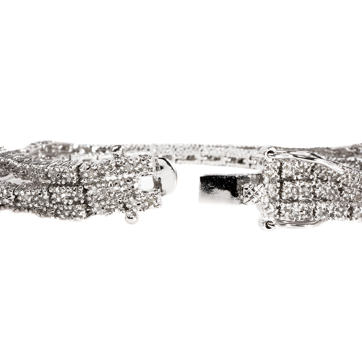 Silver & Diamond Tennis Bracelet