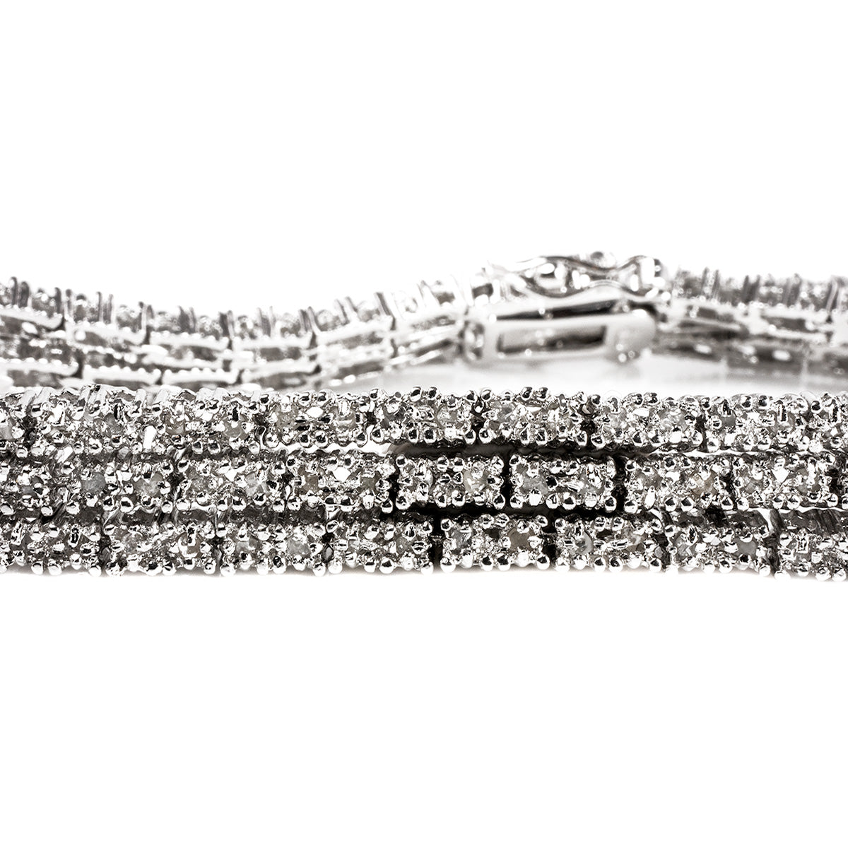 Silver & Diamond Tennis Bracelet