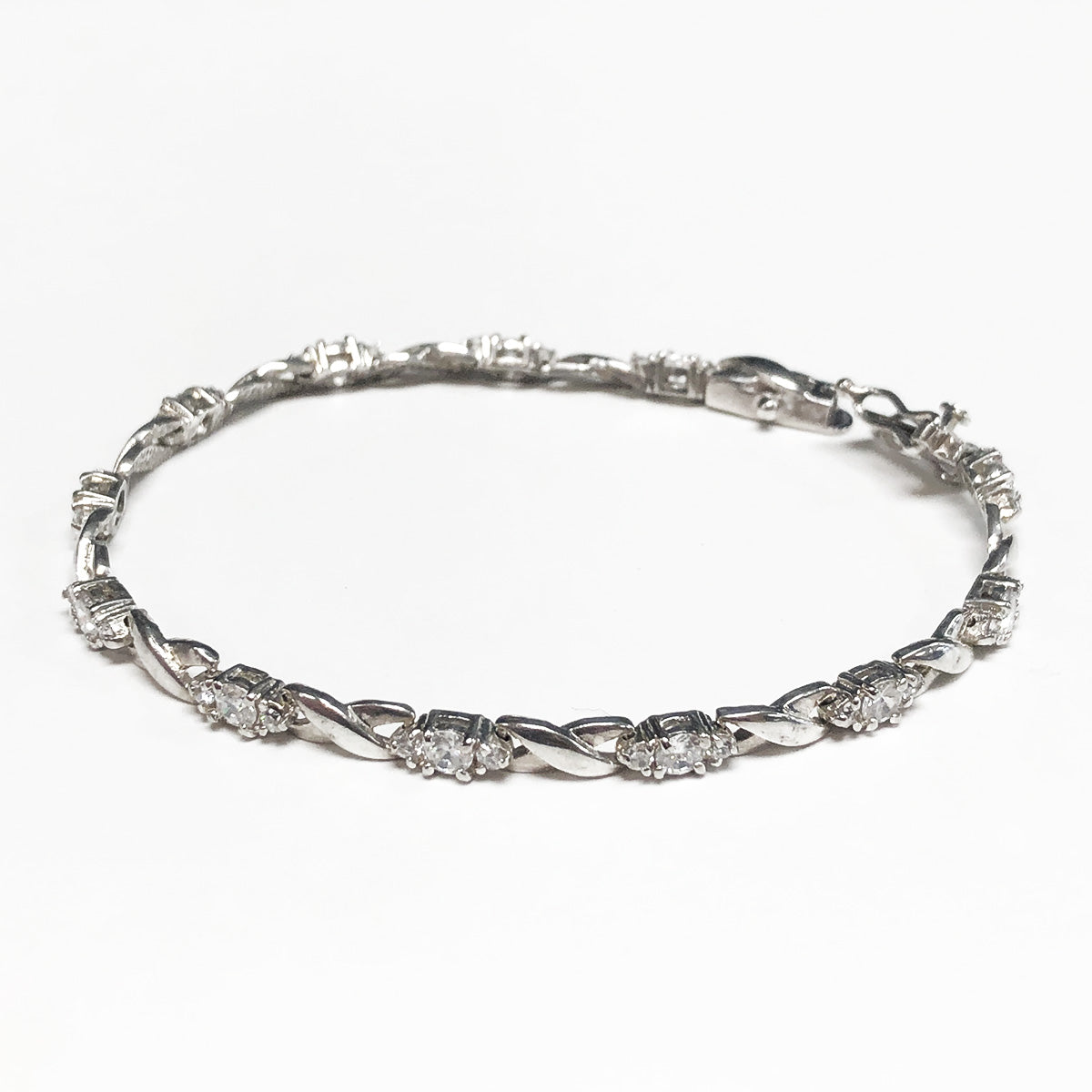 Silver & Cubic Zirconia Bracelet