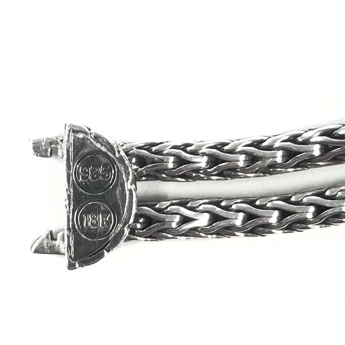 John Hardy Classic Chain Silver & 18 k Gold Palu Bracelet