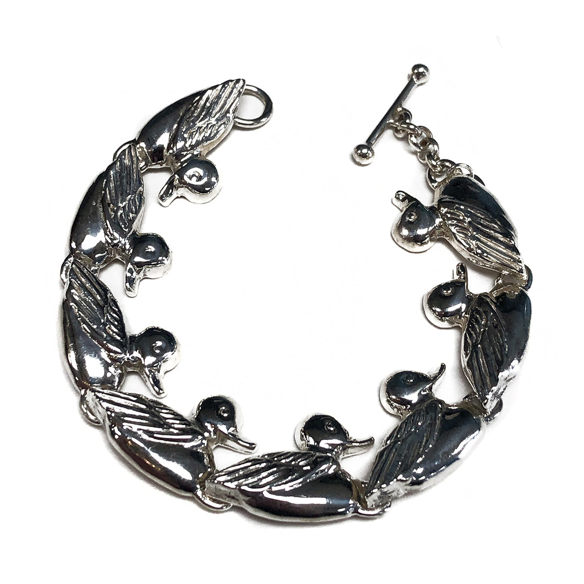 Silver Duck Bracelet