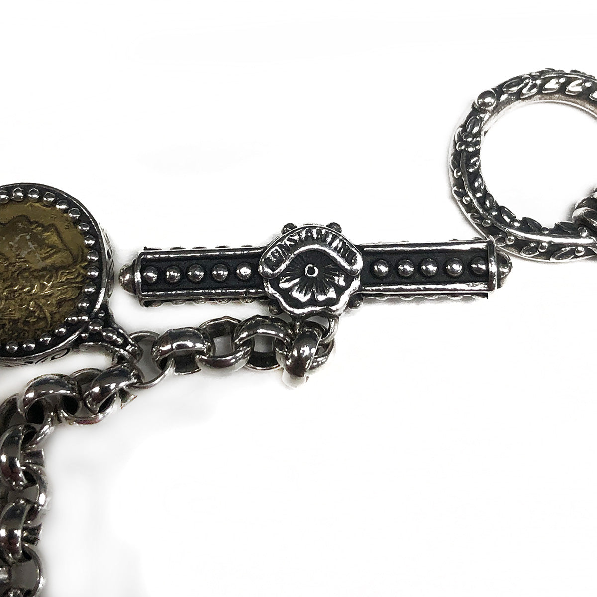 Konstantino Kerma Silver Coin Bracelet