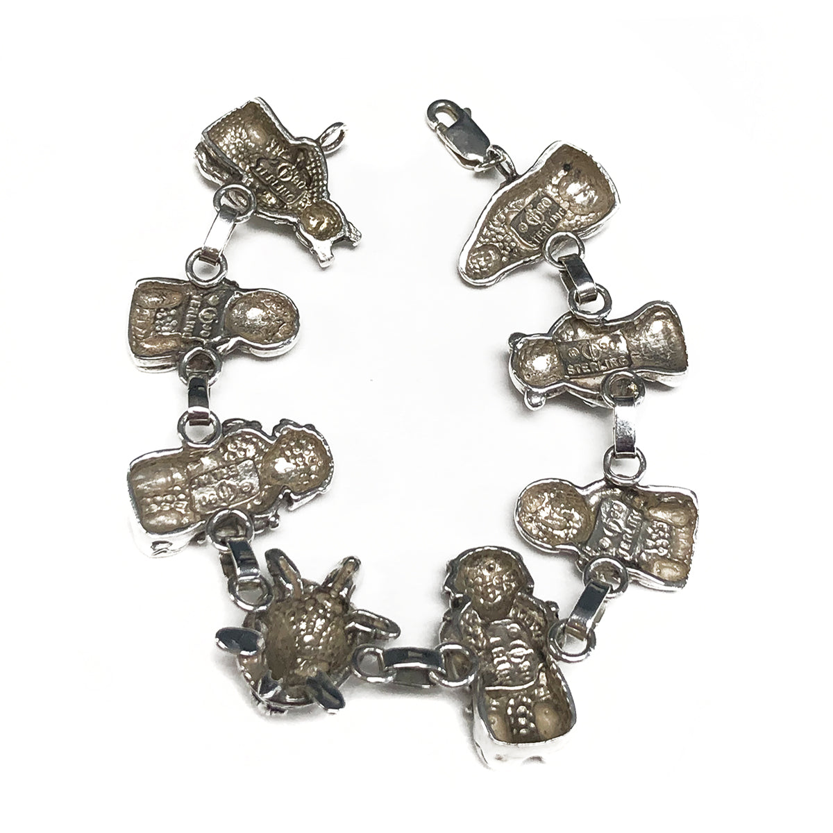 Carol Felley Pueblo Silver Storyteller Bracelet