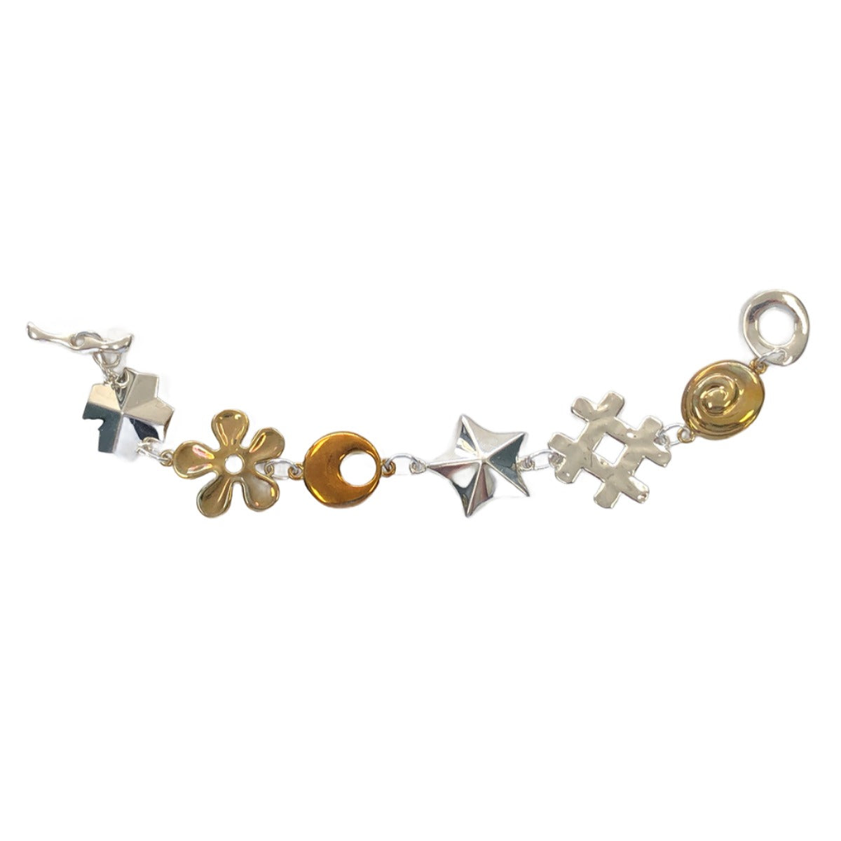 Robert Lee Morris Studios Silver & Brass Bracelet