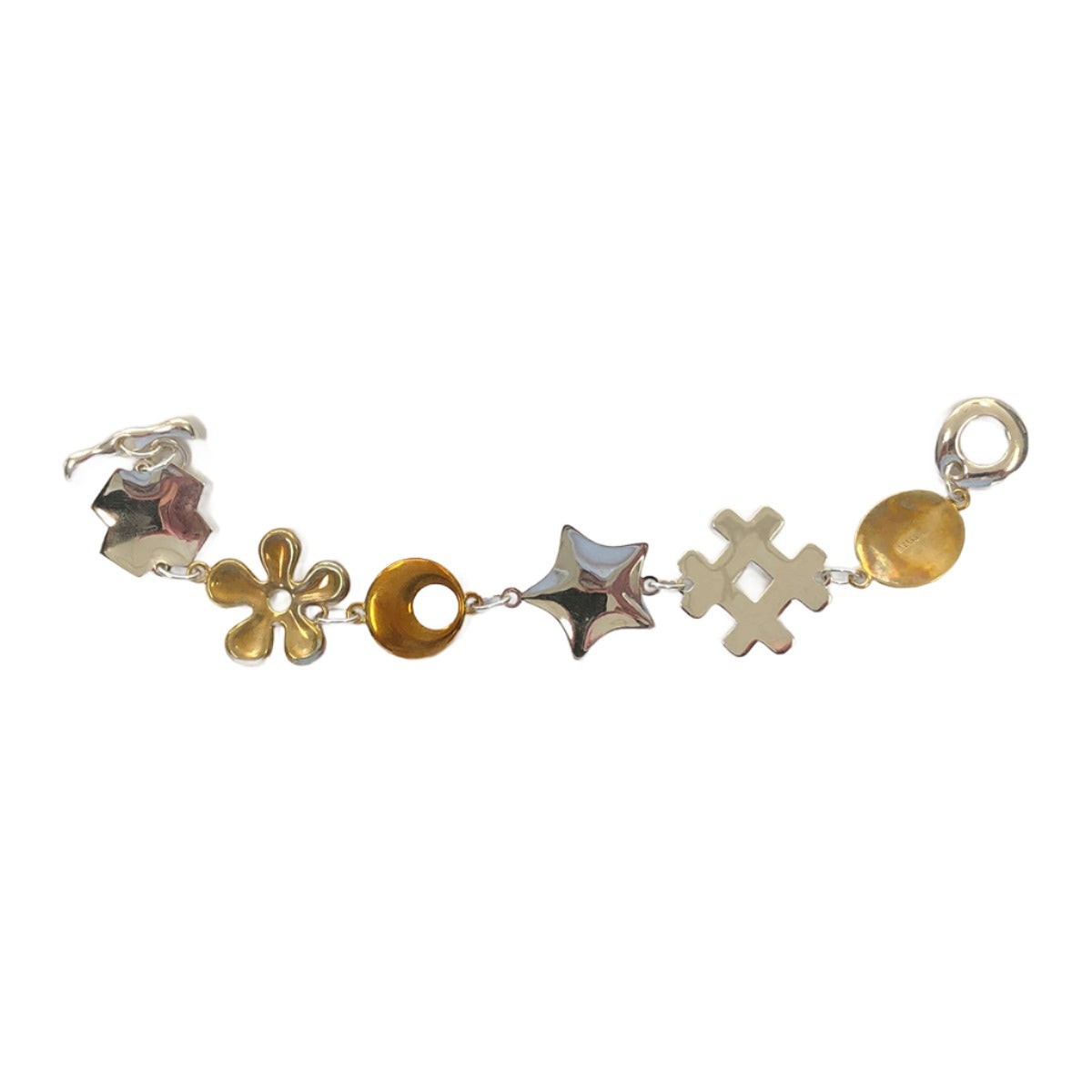 Robert Lee Morris Studios Silver & Brass Bracelet