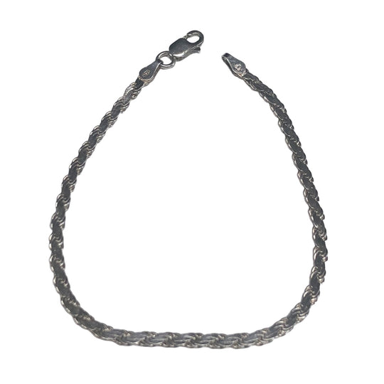 Silver Rope Bracelet