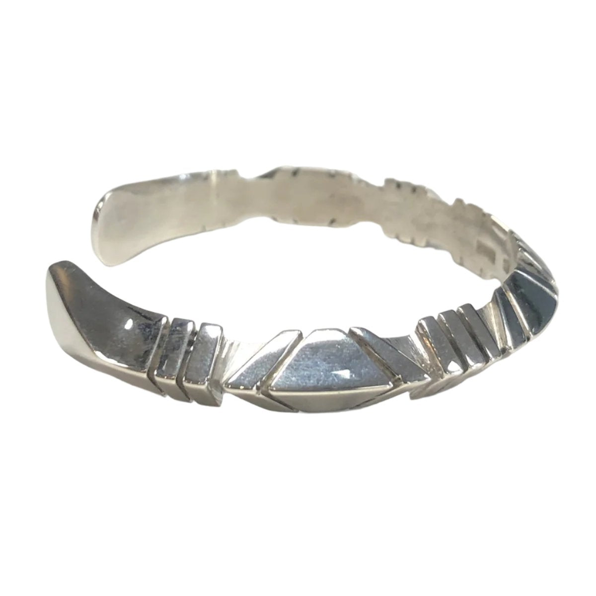 Jasper Nelson Navajo Silver Cuff