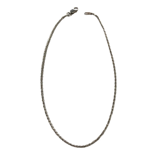 Italian Silver Anklet