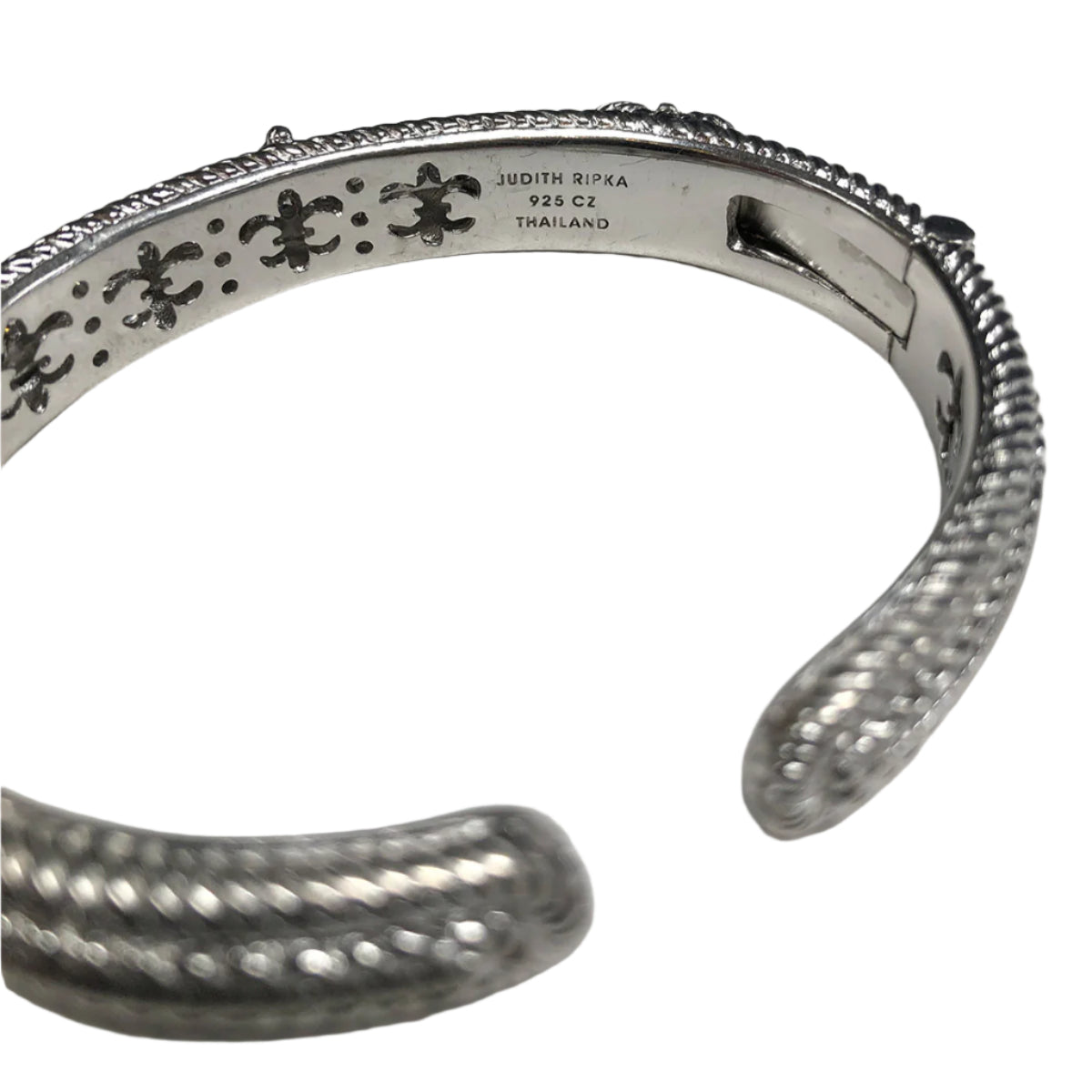 Judith Ripka Diamonique Cuff Heart Bracelet