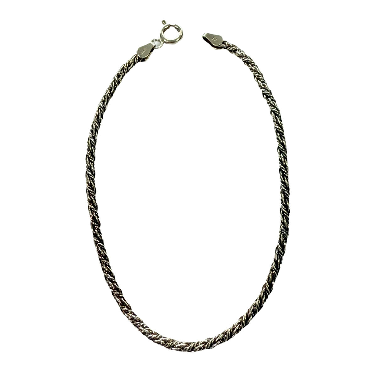 Silver Rope Bracelet